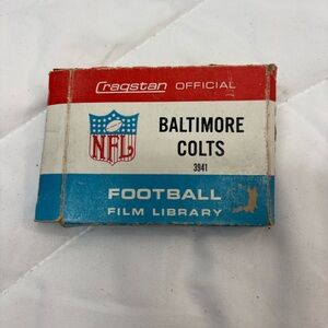 Vintage Ragstan NFL Baltimore Colts Film Library 8MM 3941